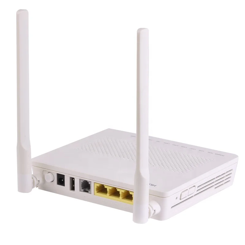 

Hot sale GPON Fiber Optic Router Modem EG8141A5 ONU 1GE 3FE 1TEL WIFI Router machine wifi router, White