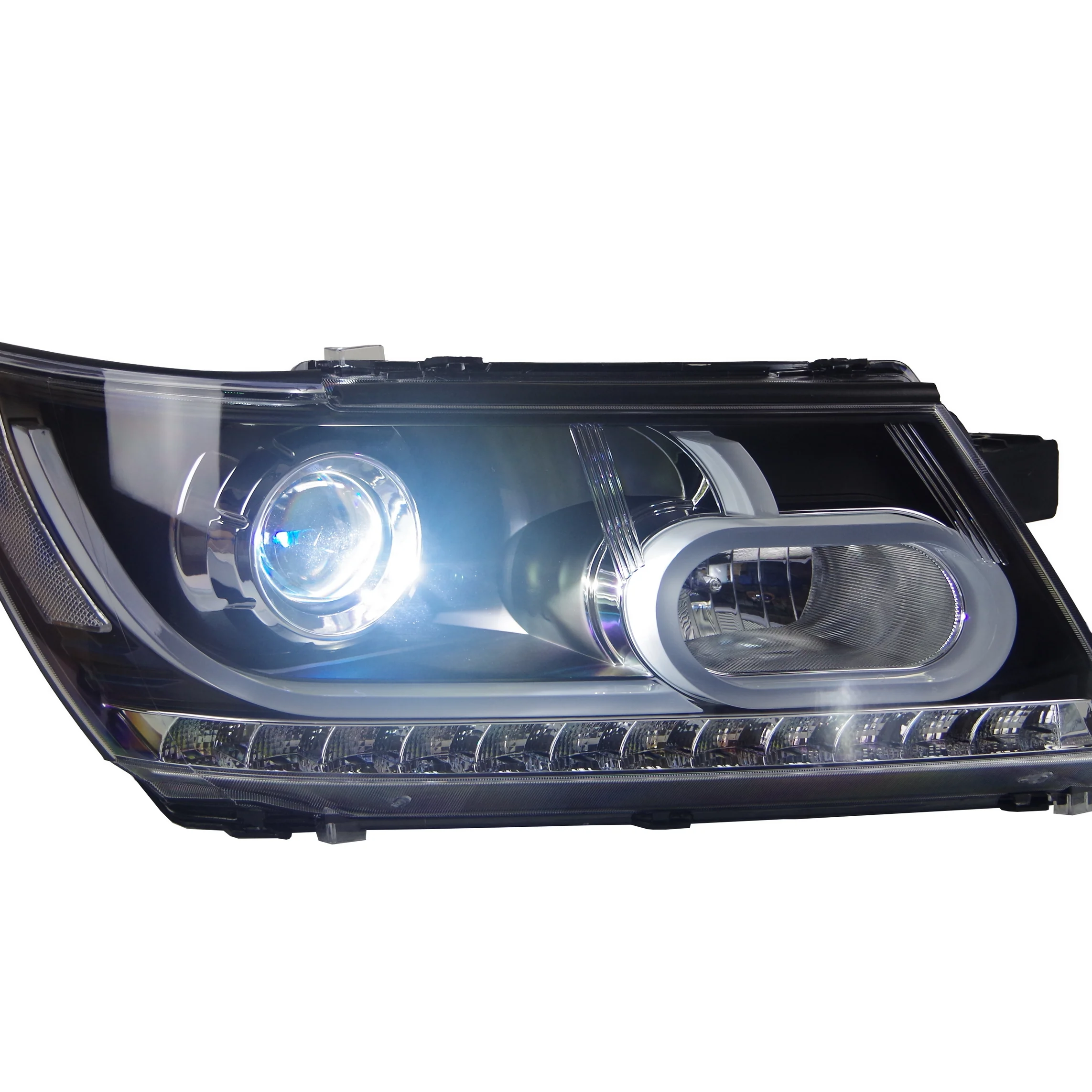 

Headlights For dodge journey accessories JCUV 2009-2017 DRL Head Lamp LED Bi Xenon Bulb Fog Lights Car Accessories