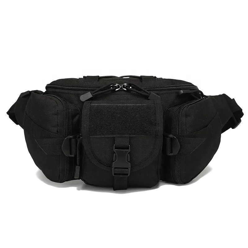 

Tactical Fanny Packs Pouch with Water Bottle Pocket Holder Waterproof Molle Waist Pack Hip Belt Bag