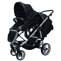 

New design lightweight baby double stroller twin stroller foldable