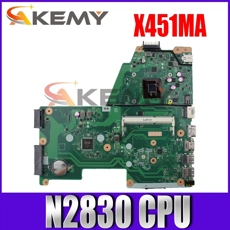 

X451MA With N2830 CPU Mainboard REV 2.1 For ASUS X451M X451MA F451M Laptop motherboard 60NB0490-MB2100 100% Tested free shipping