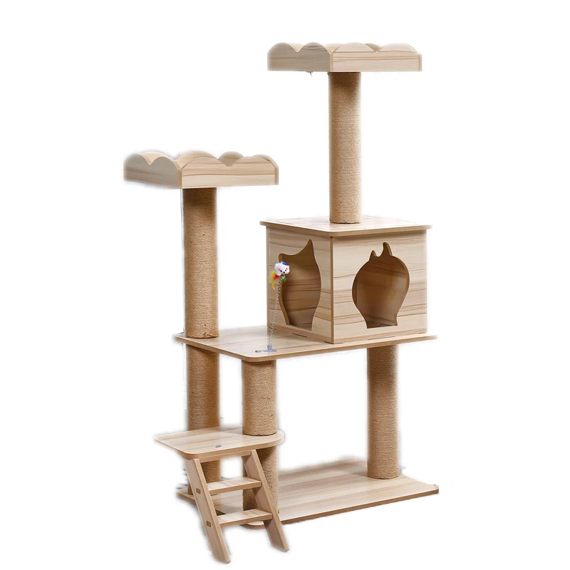 wooden cat toy