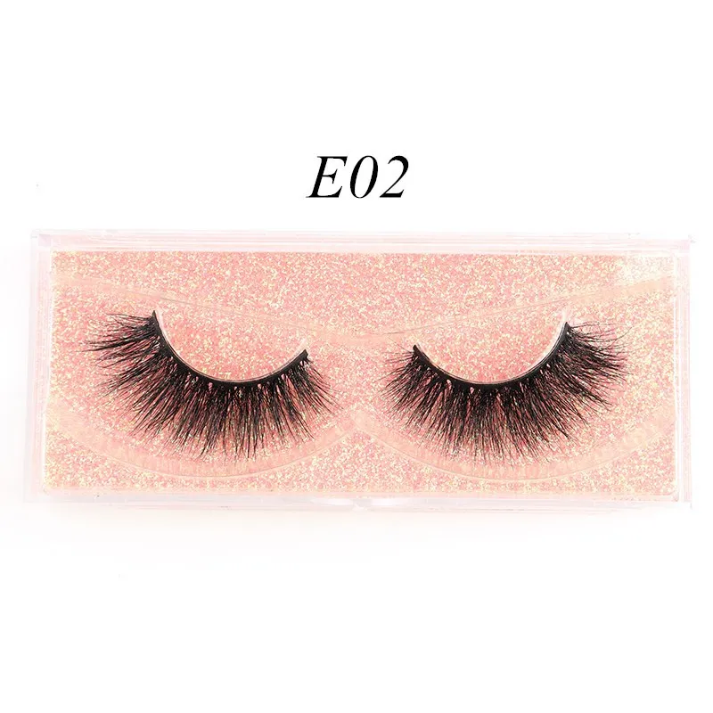 

Mink Eyelashes Natural False Eyelashes Fake Eye Lashes Long Makeup 3D Mink Lashes Extension Eyelash Makeup for Beauty