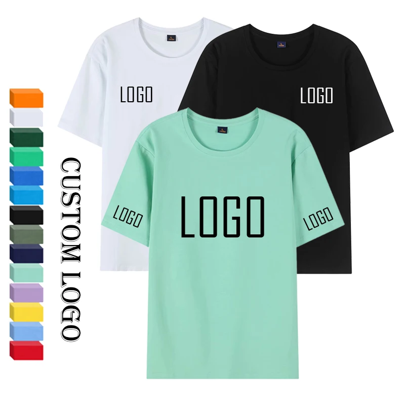 

High Quality Bulk Graphic Custom Blank Plain Sublimation Round Neck Cotton Tshirts Unisex T shirt