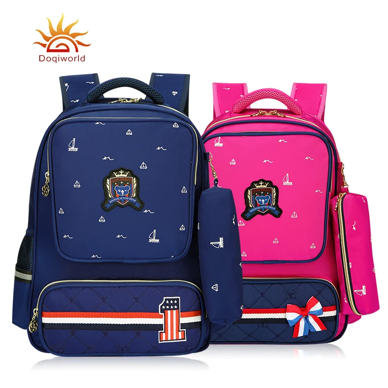 

Factory Wholesale kids Children's Schoolbags softback lightweight backpack bag primary First Grader Girls boys Bookbag set, Customized color