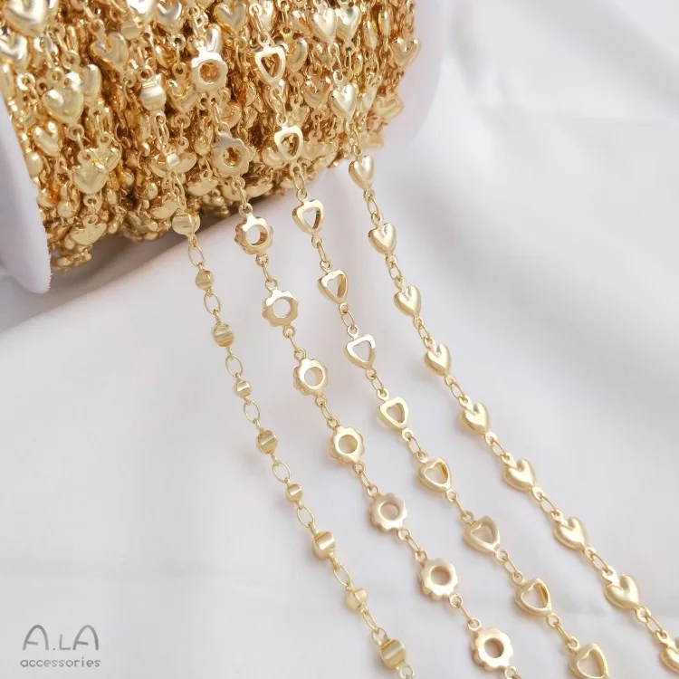 

Manufacturer Wholesale Handmade DIY Chain Jewelry Making Chain Roll For Customization Various Shapes