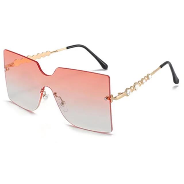 

rimless oversized sunglasses women river square frames men eyeglasses 2021 hot selling eyewear ray band glasses luxury famous