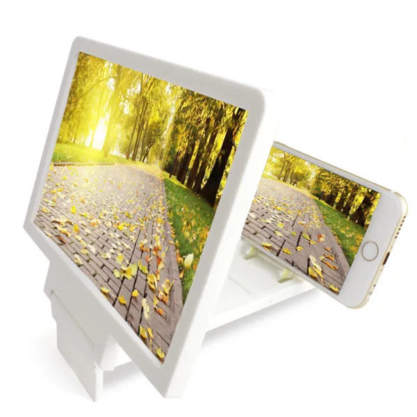 
Simple, Generous Cell Phone Screen Magnifier 3D HD Movie Video Amplifier With Foldable Holder Stand  (62129218210)