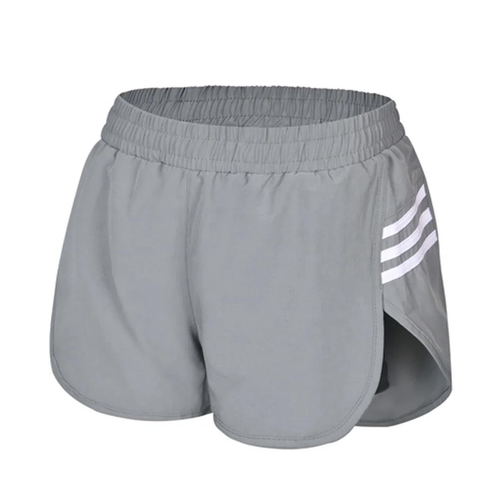 

Hot sale apparel fitness yoga shorts leggings women double decker short pants plus size women clothing