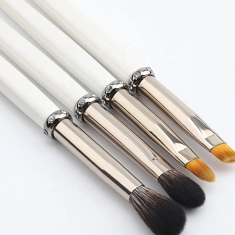 Novelty Personalised Wholesale Tapered Fur Nylon Rose Gold Own Brand Glitter Professional Private Label Make Up Brush