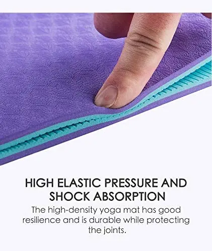 Tapis faits sur commande qui respecte l'environnement de yoga avec la haute densité non-toxique de sécurité