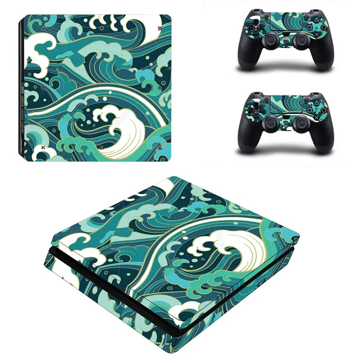 

Amazon Best Seller Vinyl Decal Skin Sticker Cover For Sony Playstation 4 PS4 Slim Console Controllers, Optional