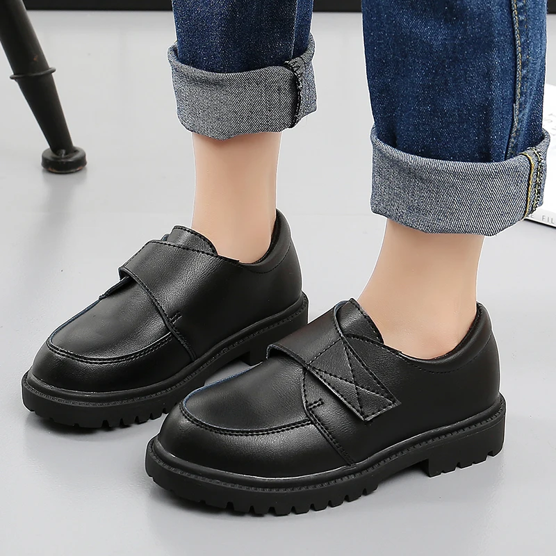 

Children Big Size Comfortable Student School Shoes Leather Dress Shoes for Kids Boys From Wenling China Factory