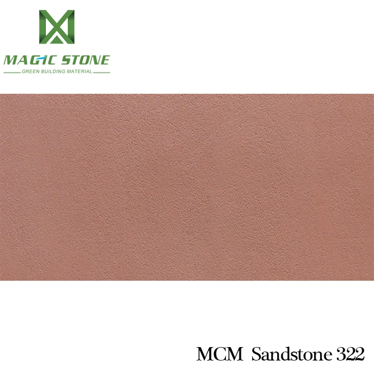 Bendable Beige Sandstone Exterior And Interior MCM Natural Stone Tile Cladding