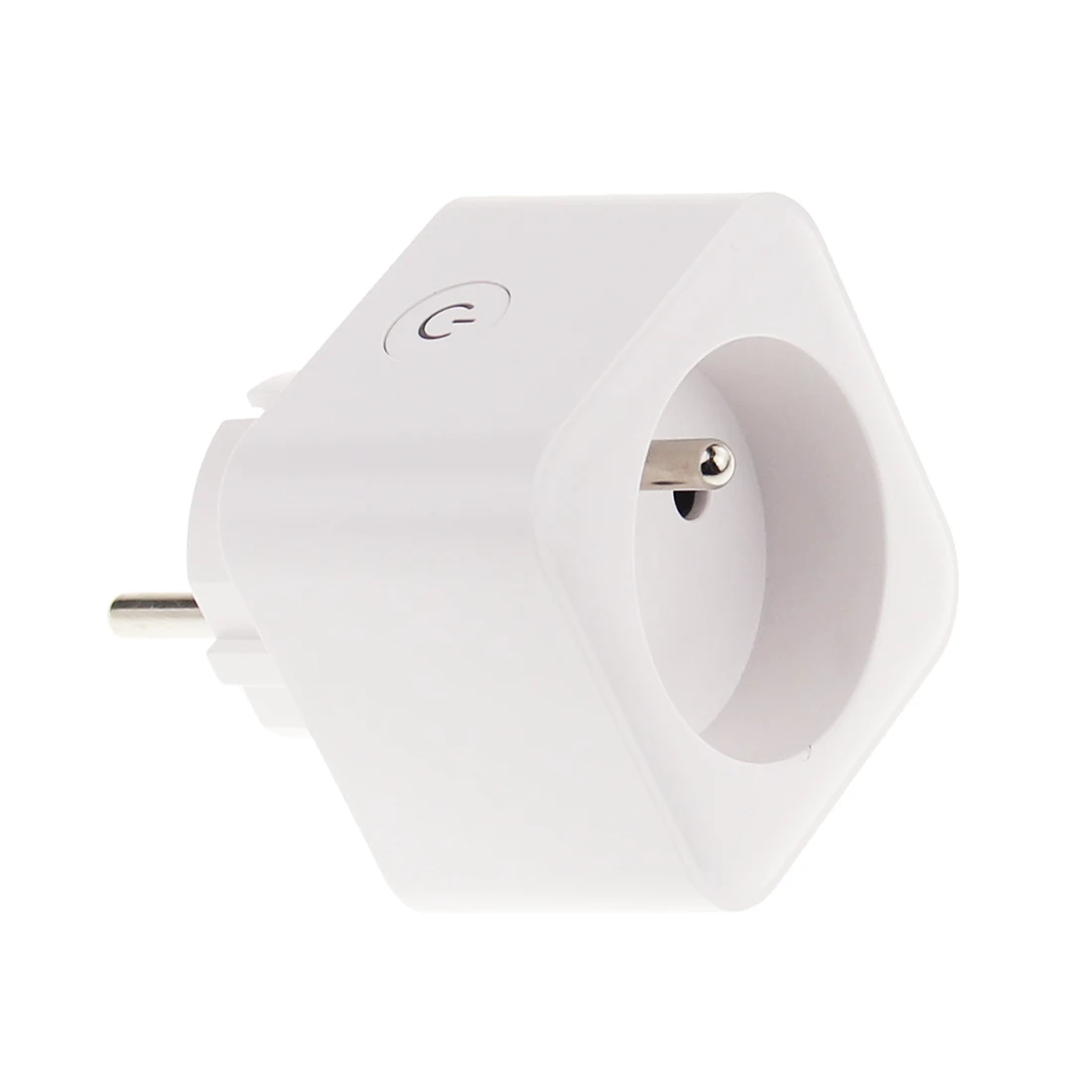 

App Remote Control Tuya Smart Wifi Socket EU Intelligent Plug Factory, White