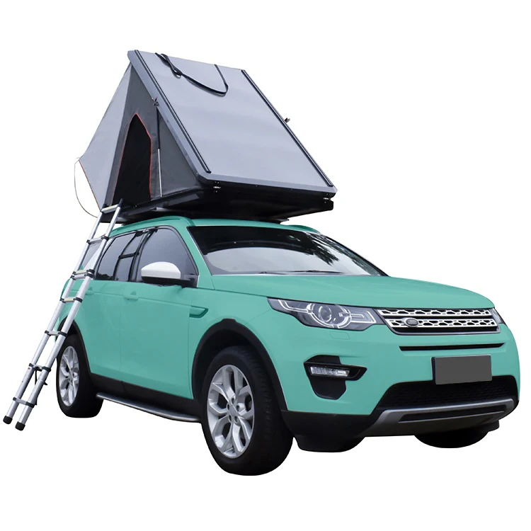 

WILDSROF 2 Person Car Roof Top Tent Hard Shell Aluminum Diagonal Roof Top Tent Hard Shell For 4 Person Camping