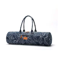 

Customized Logo Printed Eco Friendly Ladies Sports Travel Yoga Mat Bag With Pocket