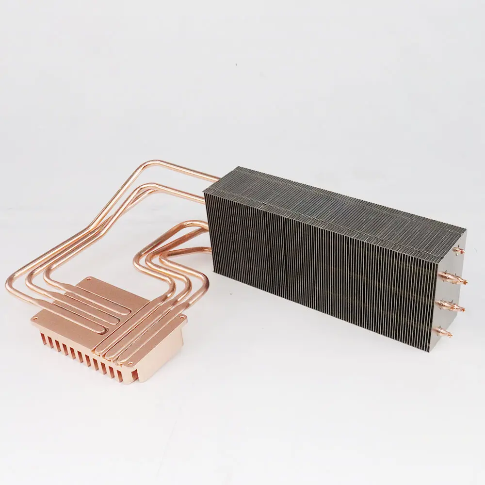 

Customized Factory Skived CPU Heat Sink Copper Aluminum for Server Cooling Heatsink