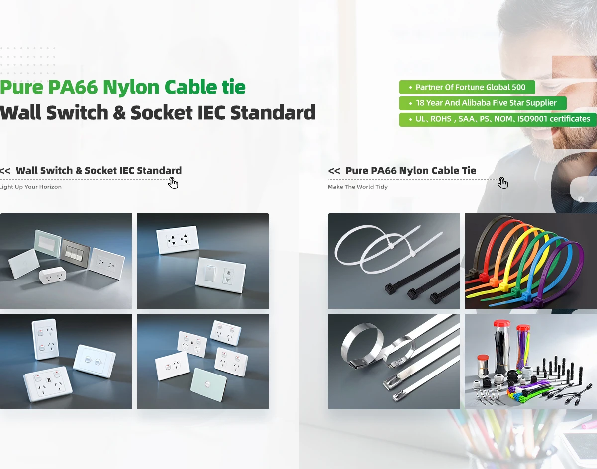 Zhejiang Igoto Electric Co., Ltd. - Wall switch and wall socket, Nylon ...