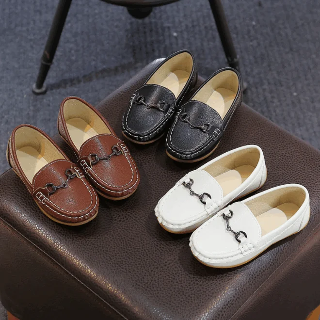 

Kids Boys Fashion Casual Boat Shoes Breathable Slip on Shoes
