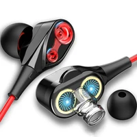 

Eonline In-Ear Sport Headset With Mic mini Earbuds Earphones For iPhone Samsung Huawei Xiaomi Dual Drive Stereo Wired earphone