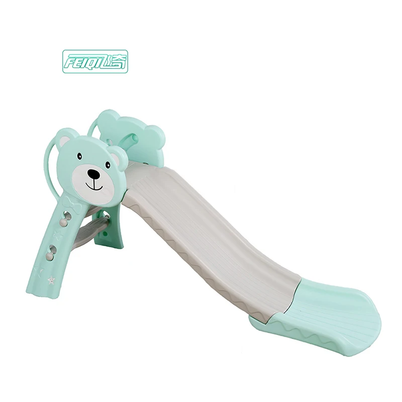 

Feiqitoy kids slide toys for childrens playhouse, Pink/turquoise