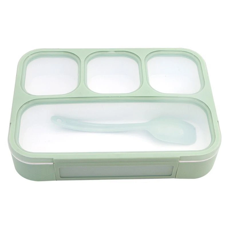 

LULA 4 compartment Leak-proof Meal Prep Containers Bento Lunch Box Container for Kids Adults