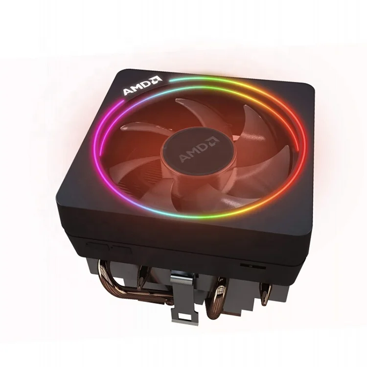 

AMD original Wraith Prism RGB CPU cooler AM4 CPU Cooler for CPU 2700X 3700X Desktop RGB Cooler, Black