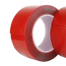 TOP1 للماء مقاومة للحرارة التصاق قوي شفافة يموت قطع 3 متر جهين الاكريليك VHB الشريط رغوة