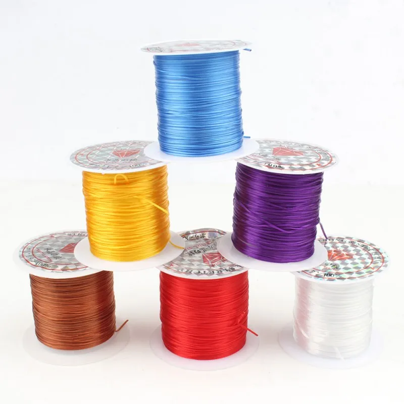 

Eight Colors Cord String Thread Stretchy Elastic Beading Wire For Jewelry Making