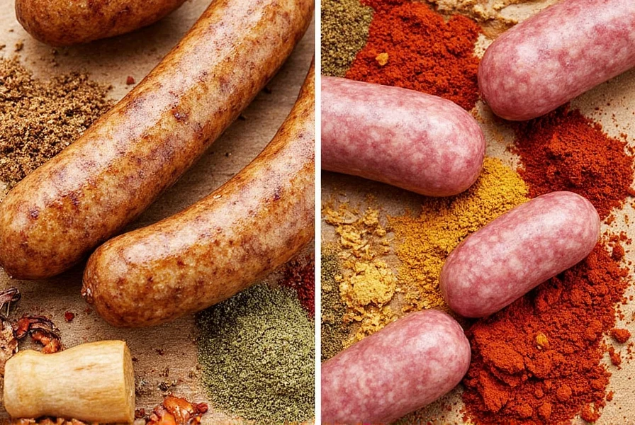 Freshly grilled sausages on a bun
