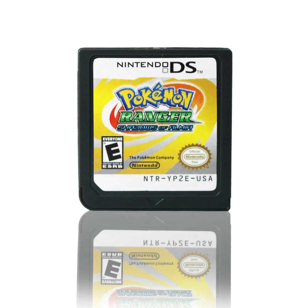 

USA Version Pokemon Ranger: Shadows of Almia Video Games Cartridge For DS NDSI NDSL 2DS 3DS XL console ds games