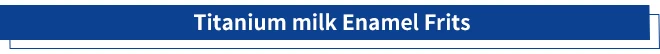 2020 factory price vitreous enamel Titanium milk Enamel Frits for enamel mug