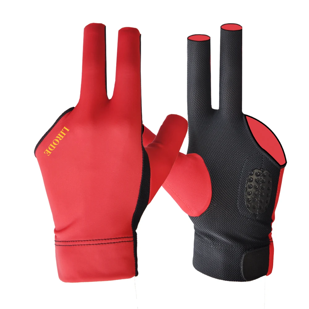 

Oem Odm Wholesale Best Billiard Pooling Cue Cut Snooker Table Game Player Gloves With 3 Fingers