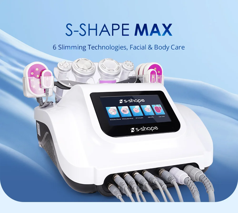 

MS-45T2SB Lipocavitation machine Cellulite treatment Ultrasonic 30K Cavitation RF EMS EL V- Shape Face lipo laser Machines