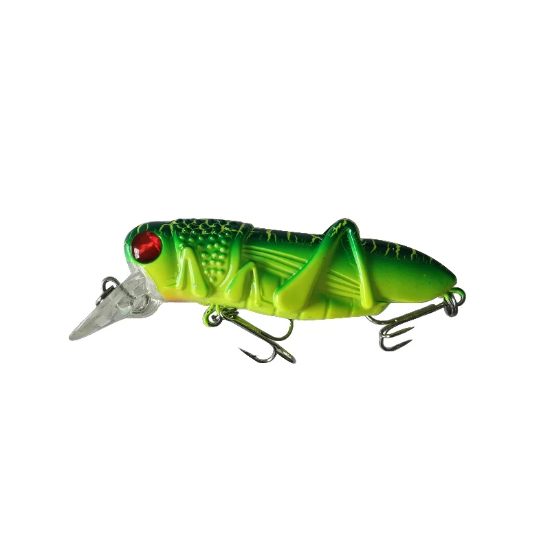 

LUTAC High Quality Fishing Lure Frog Sharp Nose Artificial bait VMC Short body topwater Treble hook fishing plasistic soft lure, 5 colors
