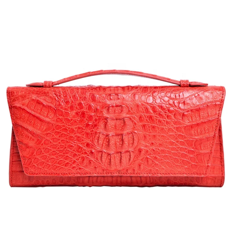 

Newest luxury ladies crocodile clutch bags women croco handbags designer fashion purse wholesale girl dress handbags leather
