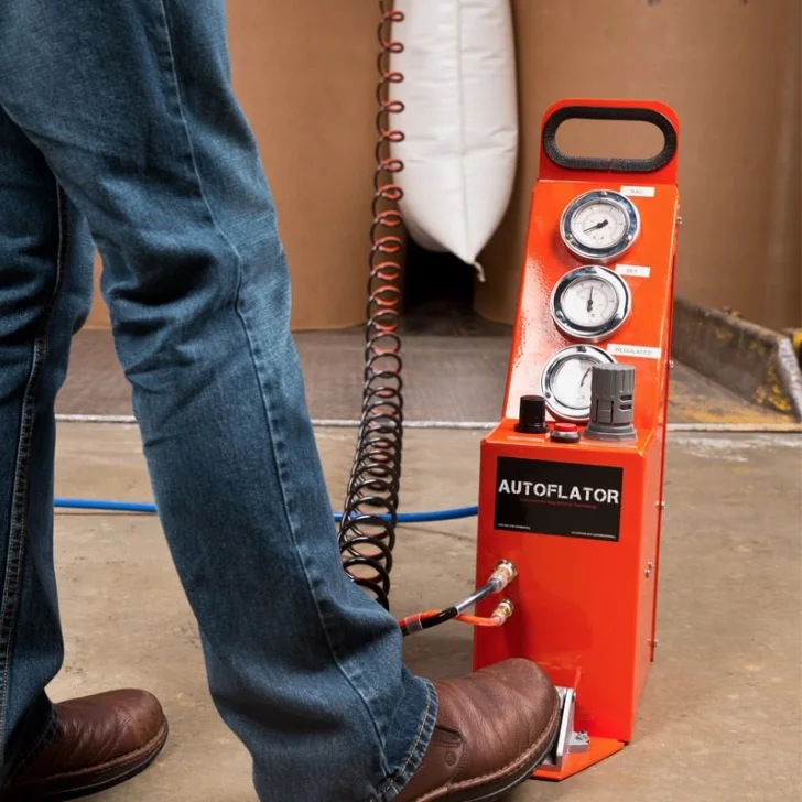 
Mega flow Container Kraft Paper air Dunnage Bag with mega flow valve 