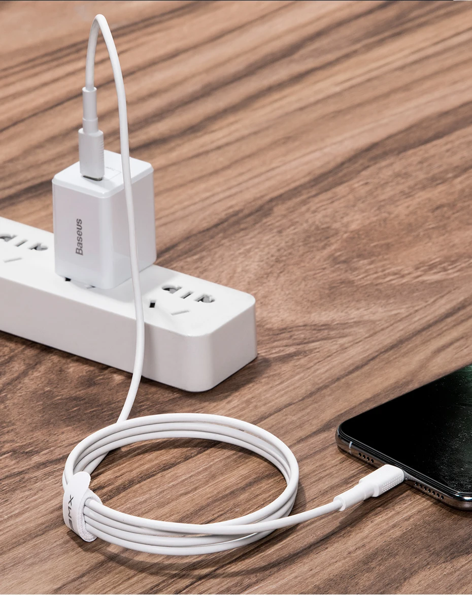  BMX Mini White MFi certified Type C to iP PD USB Cable18W Fast Charging Data Transmission For iPhone 6S 7 8 X