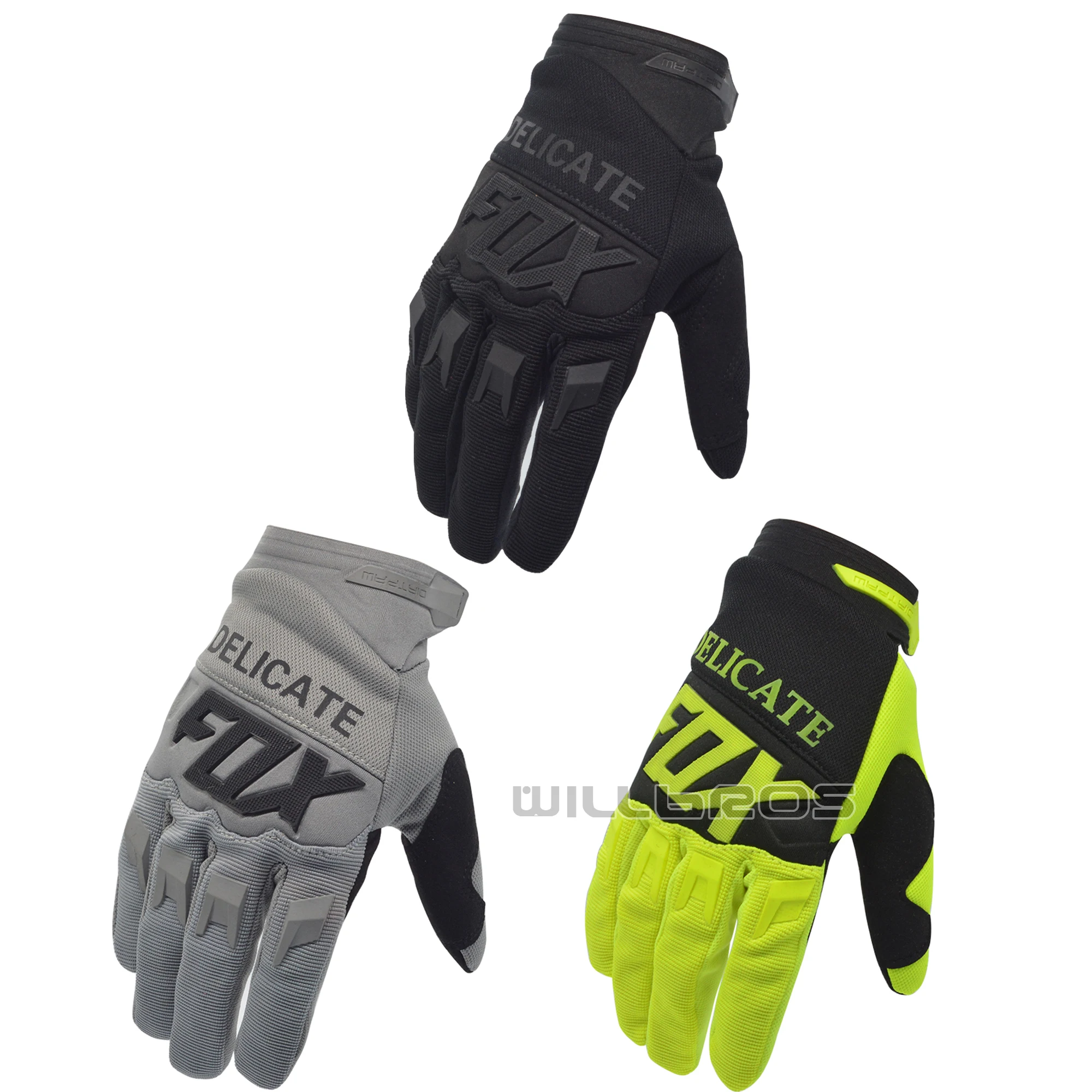 

Delicate Fox 360/180 Race MTB BMX Glove Motocross Motorcycle Off Road Dirtbike MX Racing Gloves