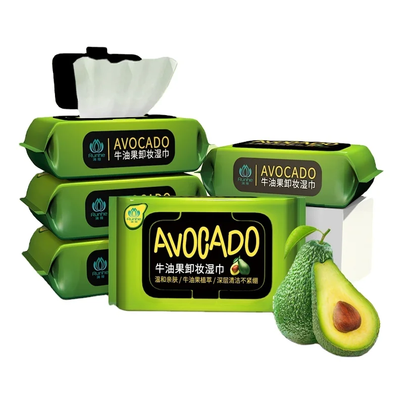 

Runhe Eye labial deep facial makeupNon-woven fabric Avocado plant extraction