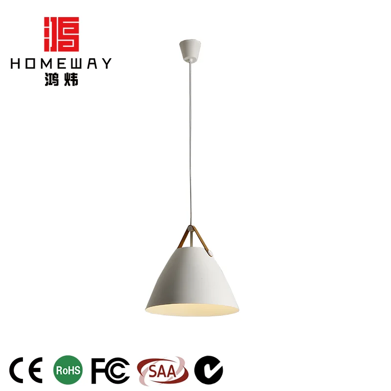 

Pendant Nordic Lamp Modern Chandelier Leather Strip Chandelier Wedding Pendant Lamp, White / black / pink / green / grey / others