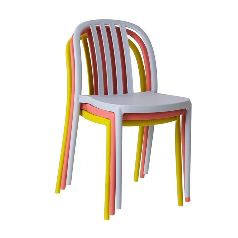 
Free Sample Modern Home Furniture Wholesale Nordic Plastic Dining Chairs Simple Design All Plastic Leisure Coffee Chair 