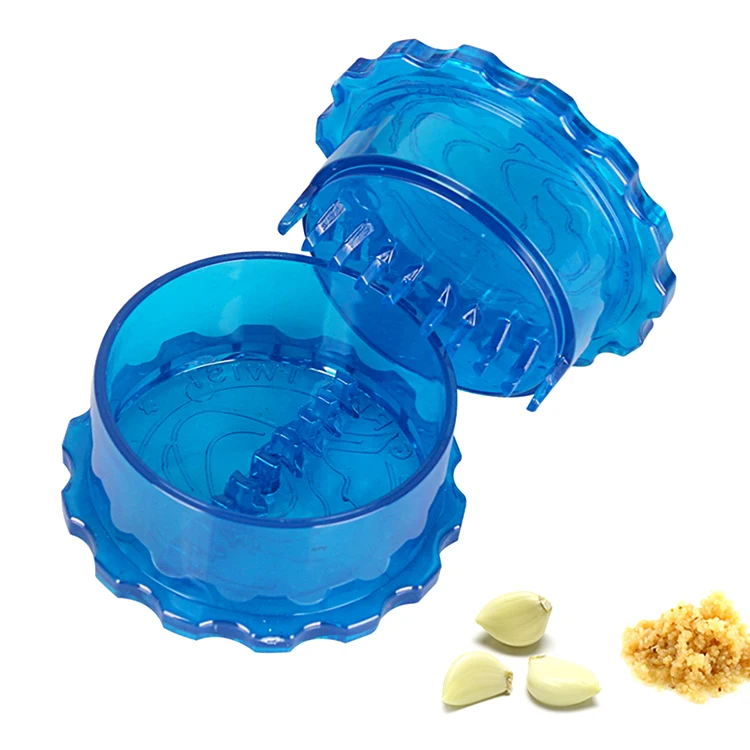 

Hot Amazon High Quality Color Box Twist Peeler Mincer Press Kitchen Tool Ginger Supplies Hotsale Garlic Crusher Grater, Blue