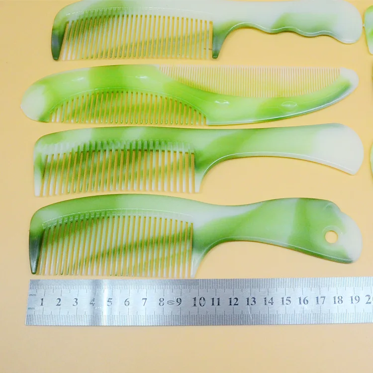 

Hair jade comb Salon Barber Comb Brush Hair Care Styling Tool