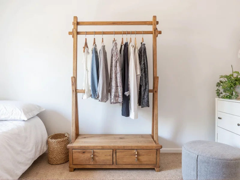 Build DIY Garment Rack: $50 Reclaimed Wood Guide