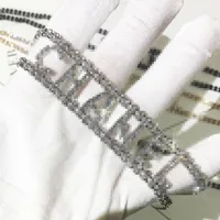 

Kinling New Fashion Letter Personality Simple Rhinestone Necklace Jewelry Wholesale