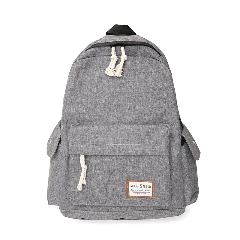 

New customized Japanese style high school backpack for boys and girls, Grey, pink, red, black,blue