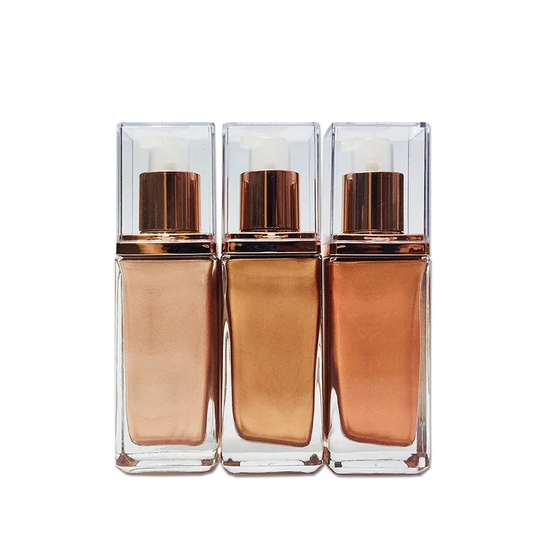 

Private label hot selling 3 colors body highlighter shimmer highlighter