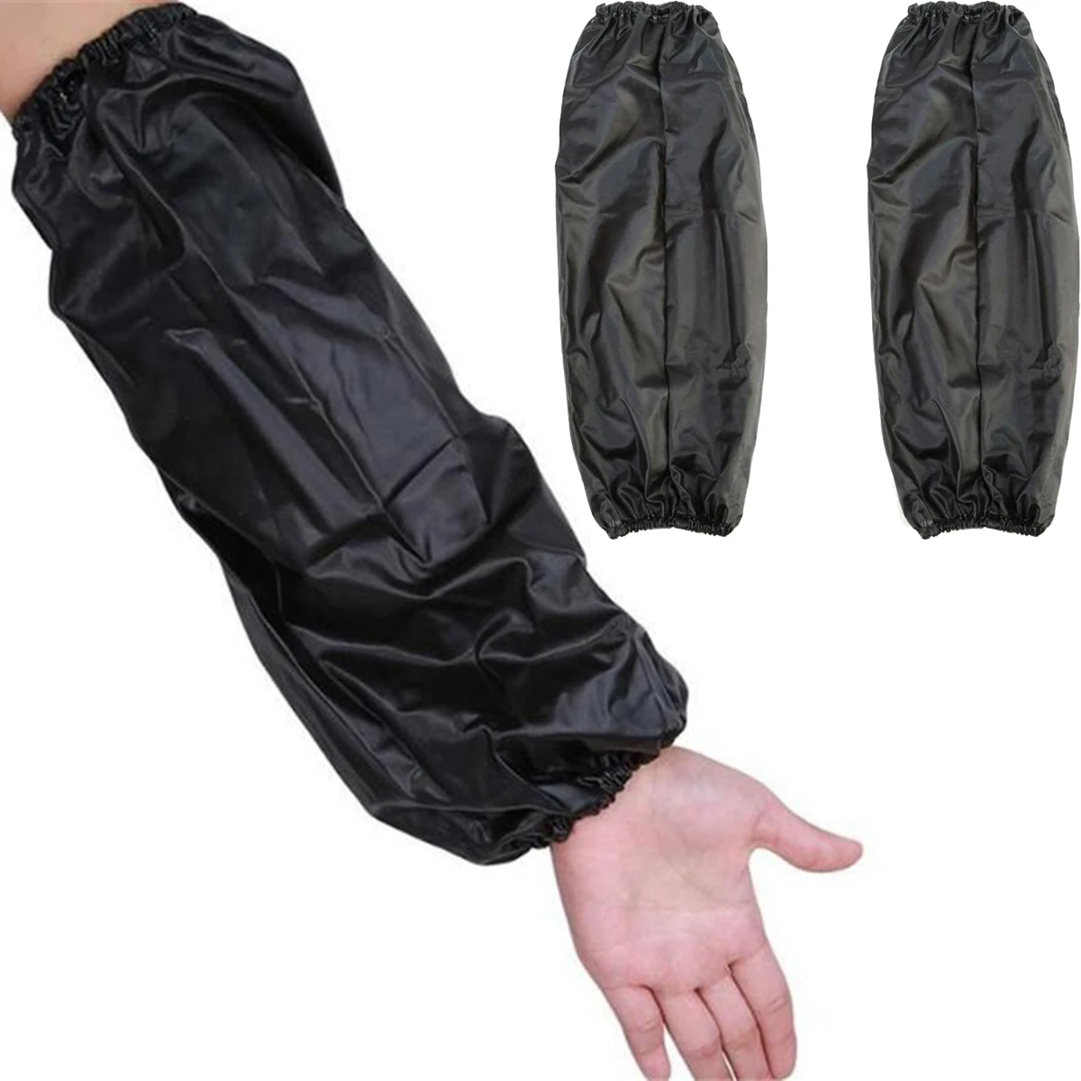 

1Pair Thicken Black Oversleeve Waterproof Oilproof Home Kitchen Cleaning Accessories Waterproof Sleeves Adult Arm Sleeves